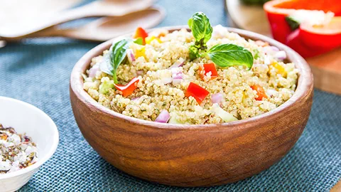 Quinoa-Salat. 