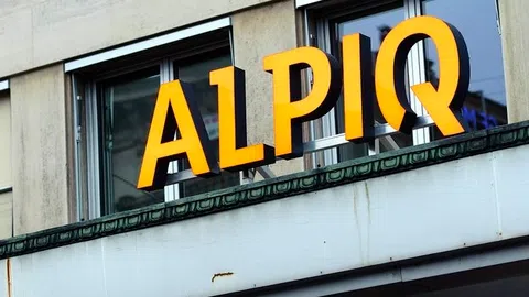 Alpiq-Logo an einem Bürohaus