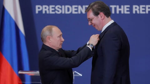 Putin und Vucic.