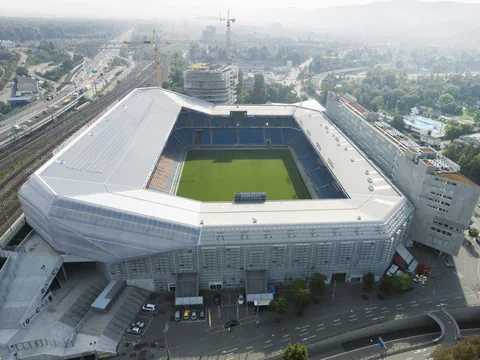 St. Jakob-Park von Oben 