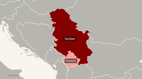 Karte Serbien Kosovo