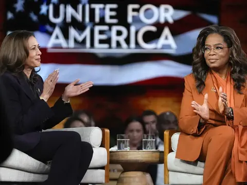 Harris am 19. September an Oprah Winfreys «Unite for America»-Streaming Event vor einem Monat.