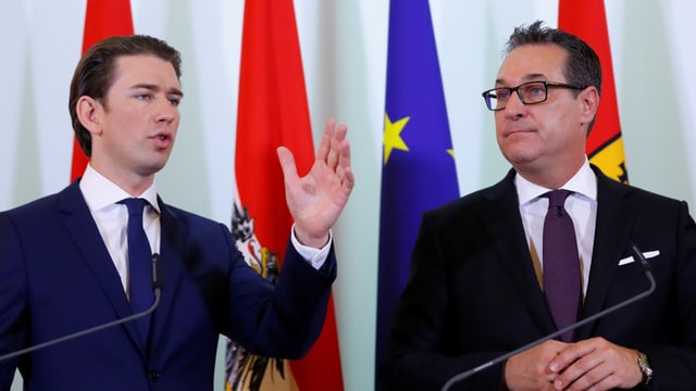 Kurz und Strache.