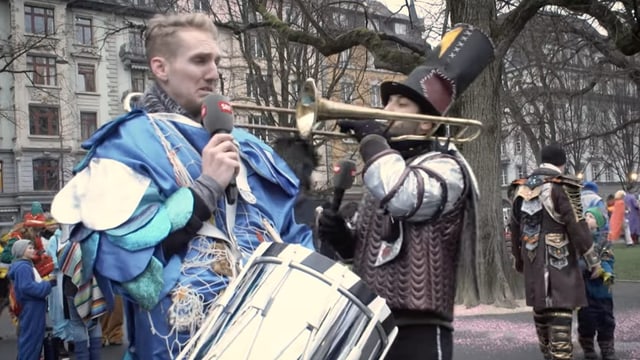 Das Comedy-Duo von «Zwei am Morge» an der Luzerner Fasnacht