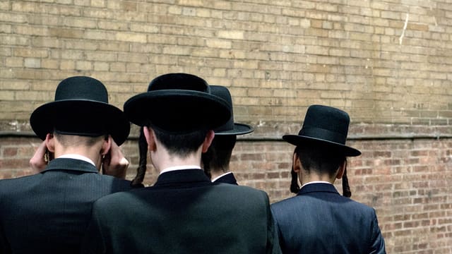 Ein Treffen der Satmar-Gemeinde in New York.