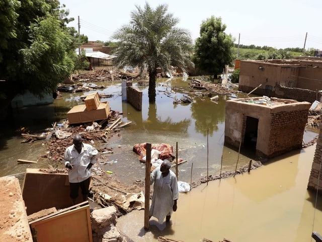 Destroyed houses