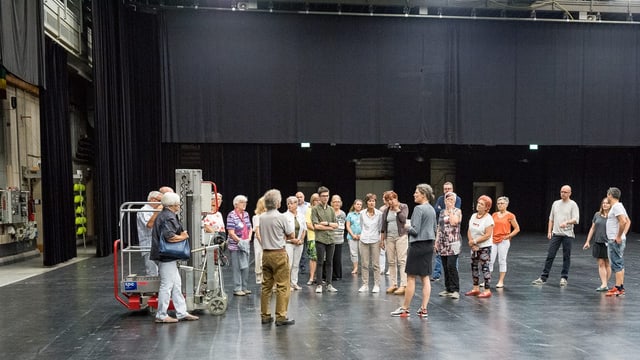 Blick ins Studio 1, das grösste SRF-Studio am Standort Leutschenbach. 