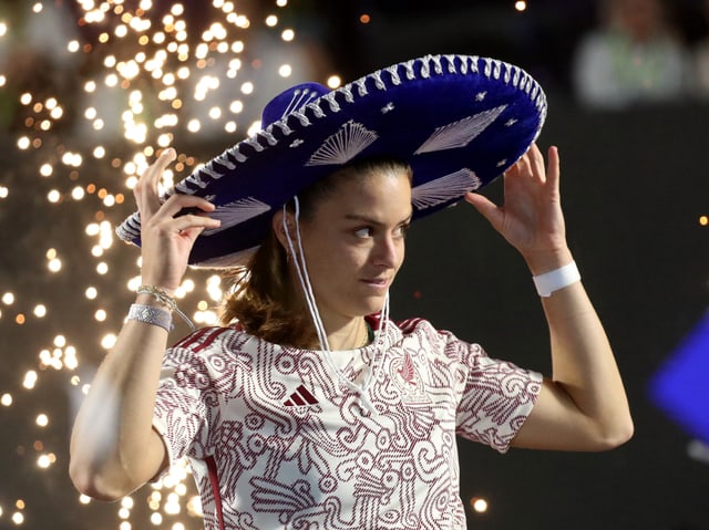 Maria Sakkari mit Hut.