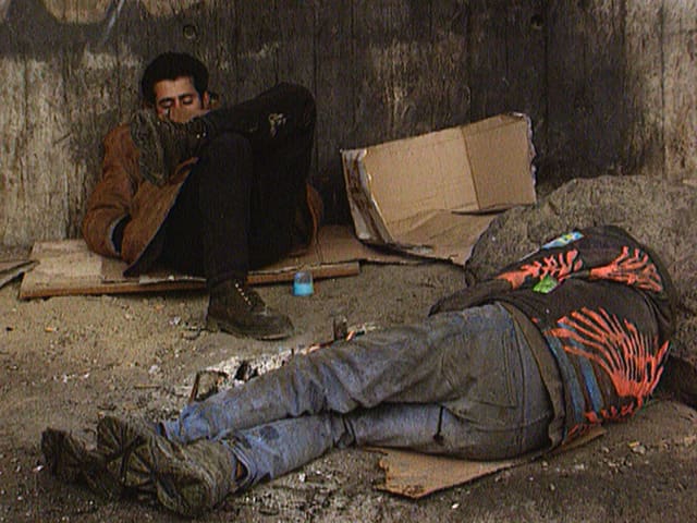 Junkies in Dreck und Verelendung, 1995.