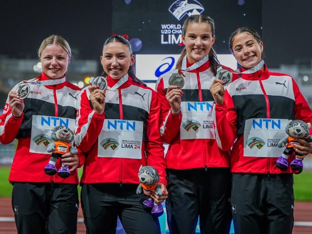 Alicia Masini, Chloé Rabac, Lia Thalmann und Timea Rankl.