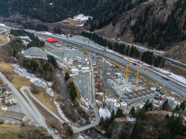 Bauplatz bei Stalverdo.