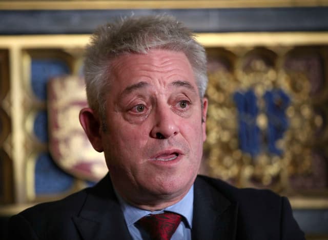  Speaker John Bercow, der Vorsitzende des Unterhauses. 