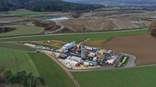 Bohrplatz «Hasliboden» in Stadel