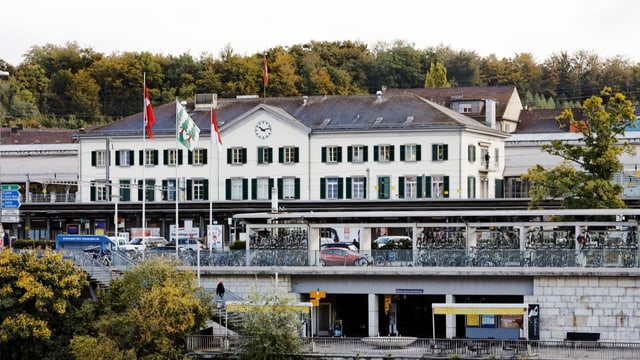 Blick auf den Oltner Bahnhof.