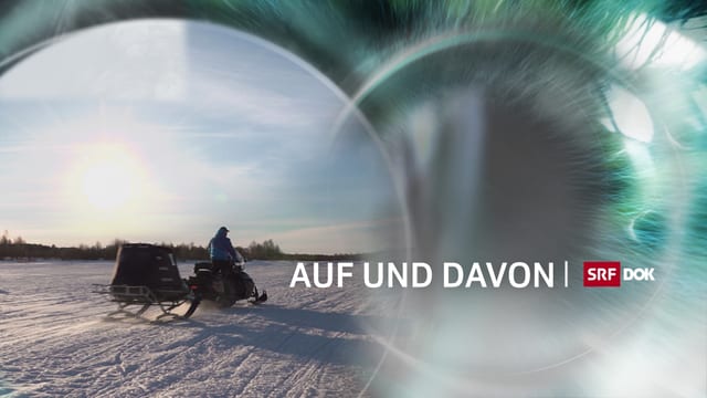 «Auf und davon» Sendungslogo