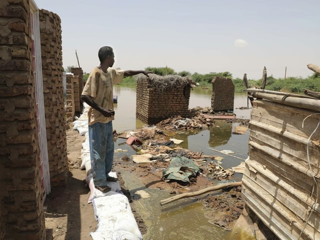 Destroyed houses