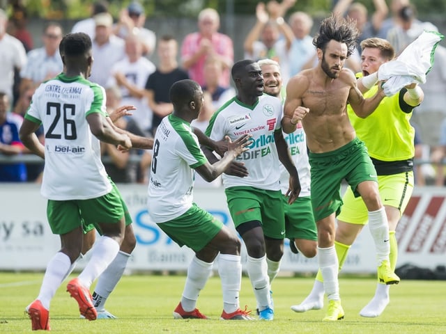 Yverdon was 7 points ahead of second Rapperswil-Jona in the completed Promotion League.