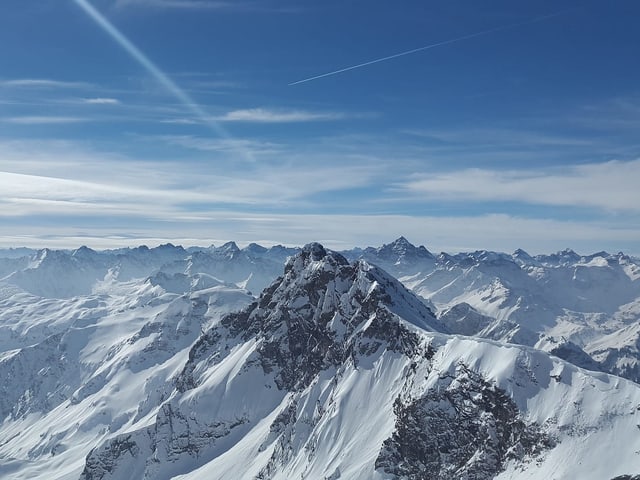 Rothorn im Schnee