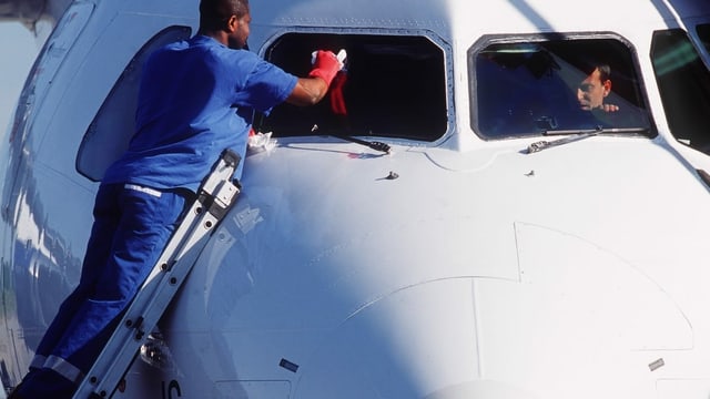 Airplane window