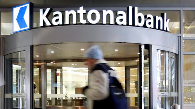 Eingang zur Kantonalbank.