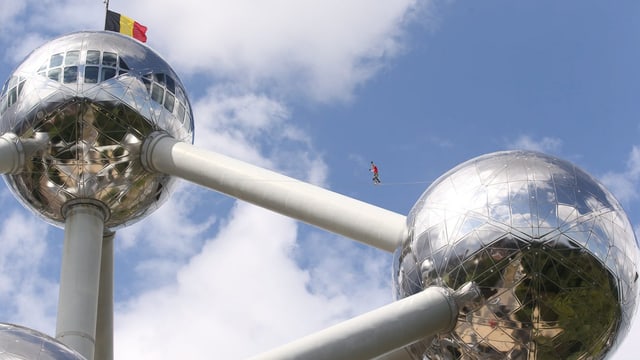 Das Atomium steht als Wahrzeichen für das Land Belgien