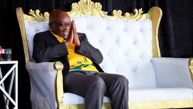 Jacob Zuma  in Kapstadt am 19. November 2022.