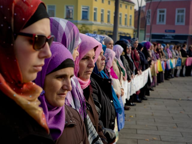 Frauen in Den Haag.