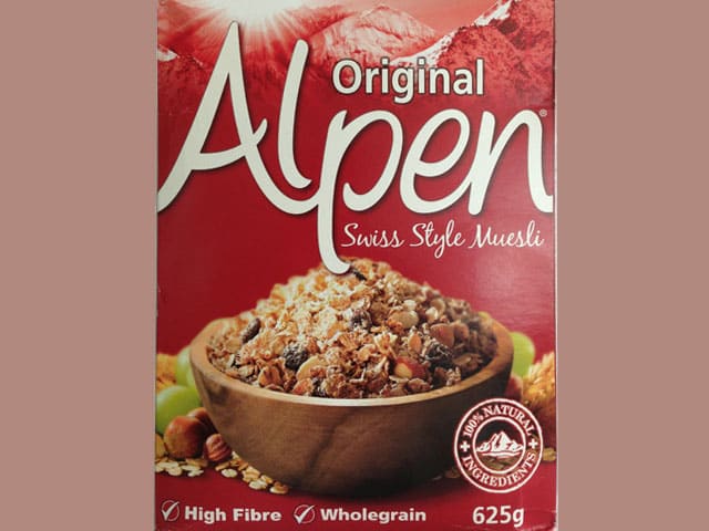 Verpackung Alpen-Müesli