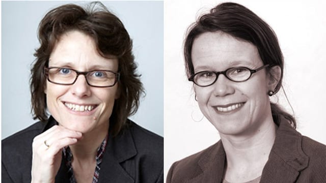 Dr. Ruth Draths und Dr. Christina Schlatter 