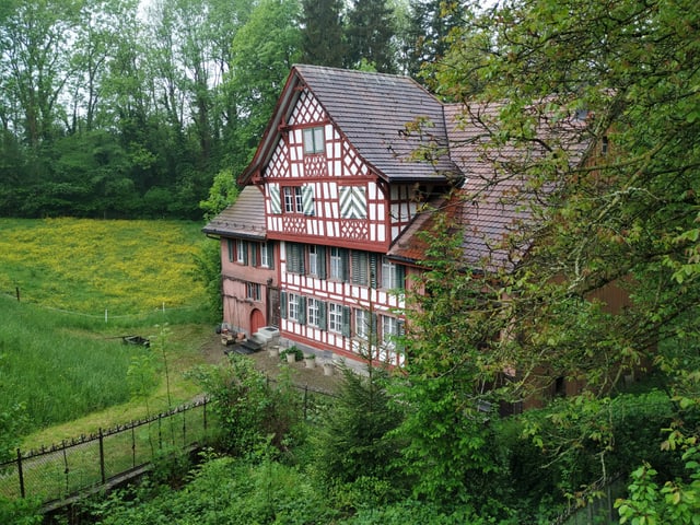 Riegelhaus im Grünen