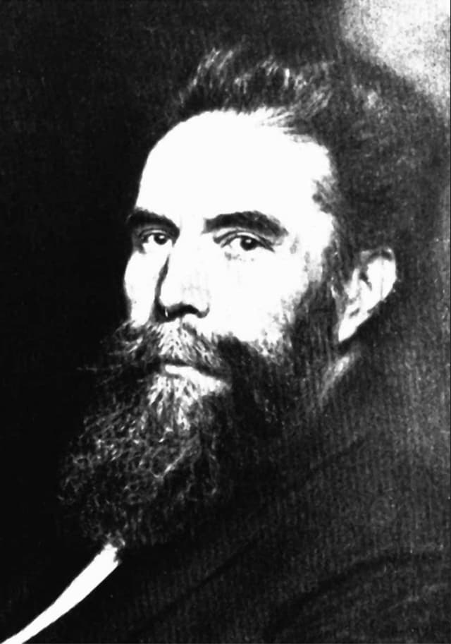 Schwarz-weiss-Aufnahme von Wilhelm Conrad Röntgen.