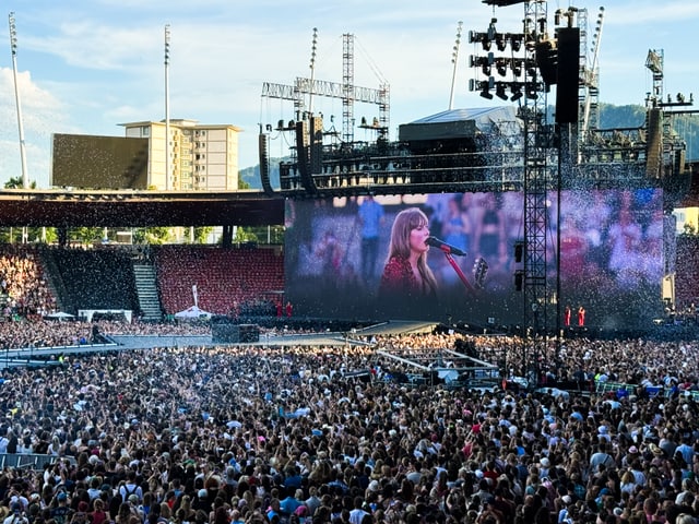 Taylor Swift auf Screen