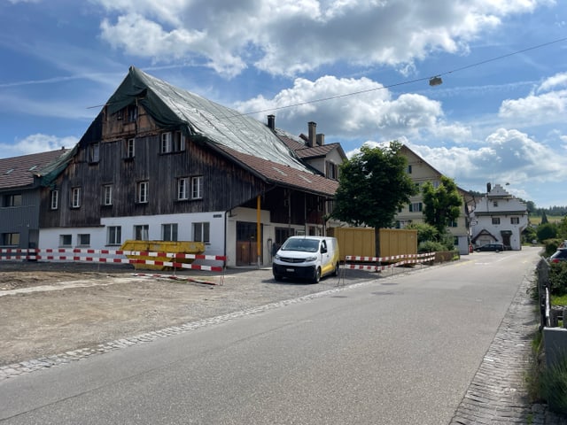 Foto vom Brandort von Mitte März, aufgenommen am 6. Juni