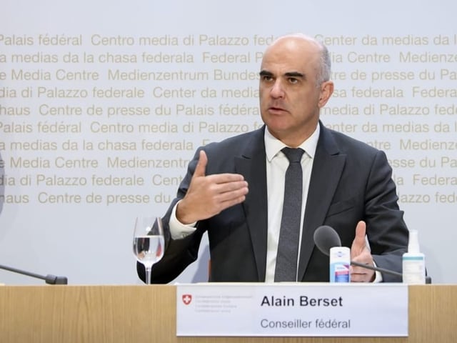 Bundesrat Alain Berset.