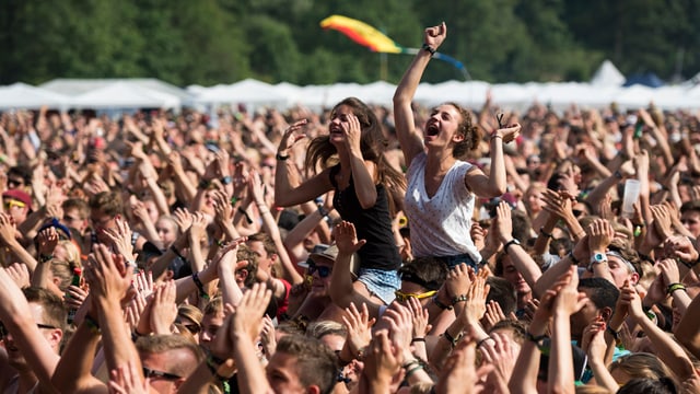 Publikum am Open Air St. Gallen