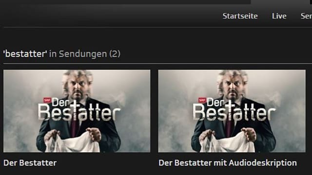 Keyvisual der Serie «Der Bestatter»