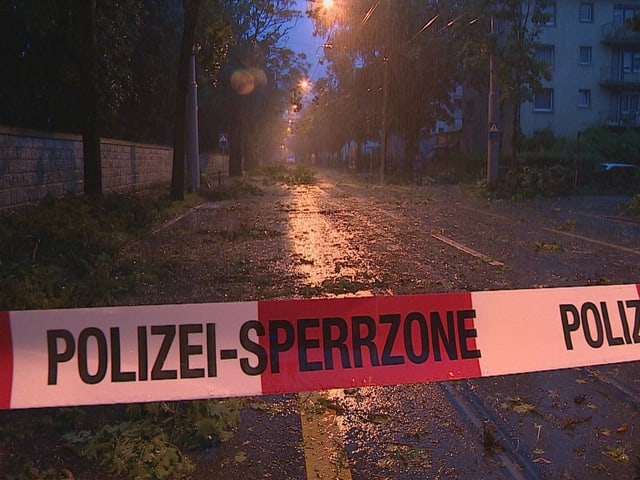 Absperrband der Polizei