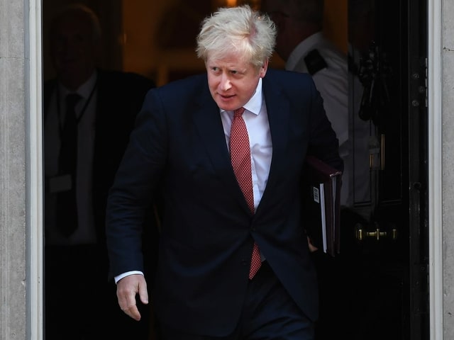 British Prime Minister Boris Johnson. 