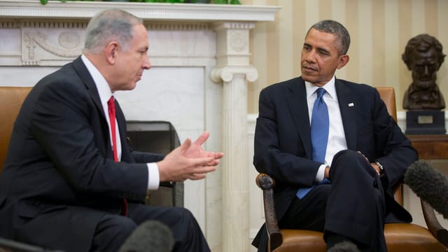  Der amerikanische Präsident Obama und der israelische Premier Netanjahu