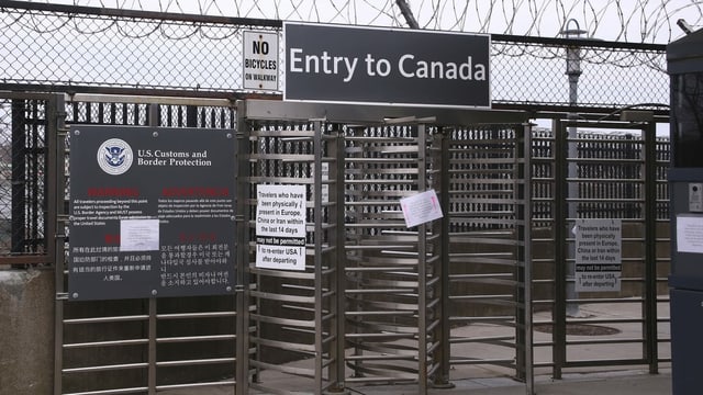 Tourniquet crossing a border into Canada.