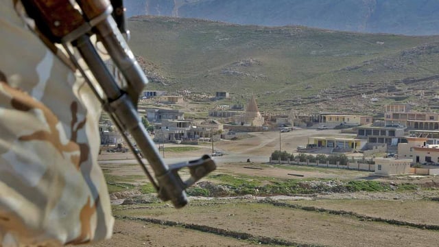 Die Stadt Sindschar im Norden Iraks.