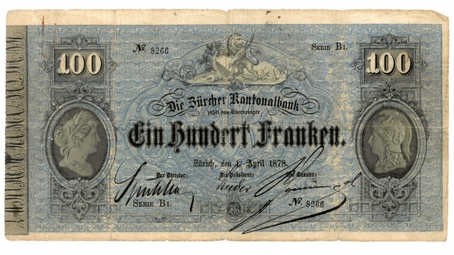 150 Jahre Zürcher Kantonalbank - «Die Bürger Aus Den Händen Der ...