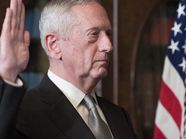 James Mattis, Verteidigungsminister der USA