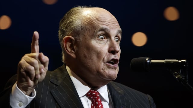 Rudolph Giuliani war Bürgermeister in New York City und ist derzeit der persönliche Anwalt von Donald Trump. 