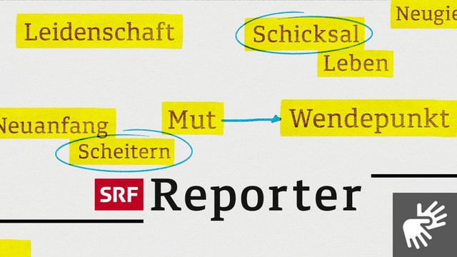 Keyvisual von «SRF Reporter in Gebärdensprache»