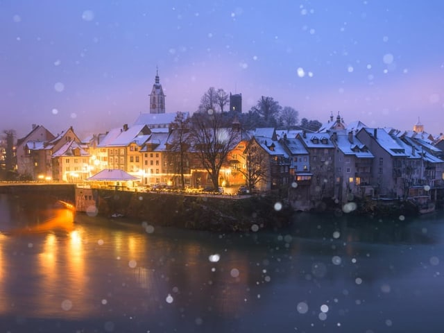 Kann eine Altstadt winterlicher sein als Heute Morgen? Ich hoffe auf einige weitere solcher Wintertage im Flachland.