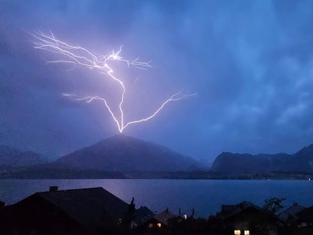 Blitz am Thunersee 