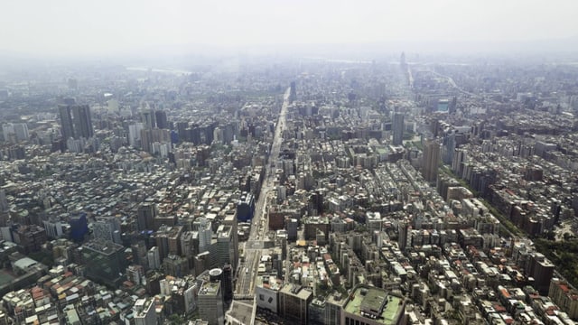 Blick auf Taipeh