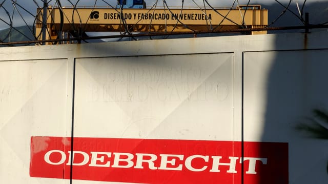 Das Firmenlogo von Odebrecht.