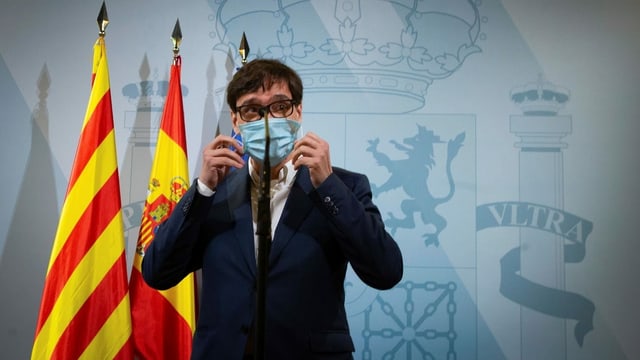 Minister of Health of Spain, Salvador Illa 